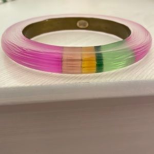 Alexis Bittar Pink Dream Green Yellow Multi Bangle Bracelet Neiman Marcus